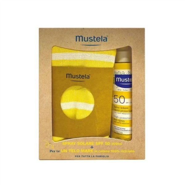 Mustela Latte Solare 50+ 100Ml + Telo Mare Omaggio