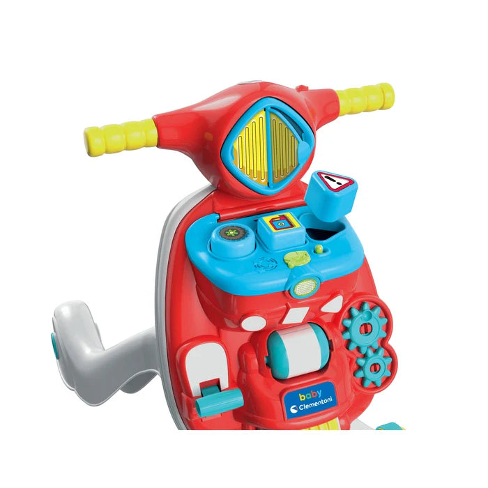 Clementoni Valentino Scooterino Primi Passi 2 in 1