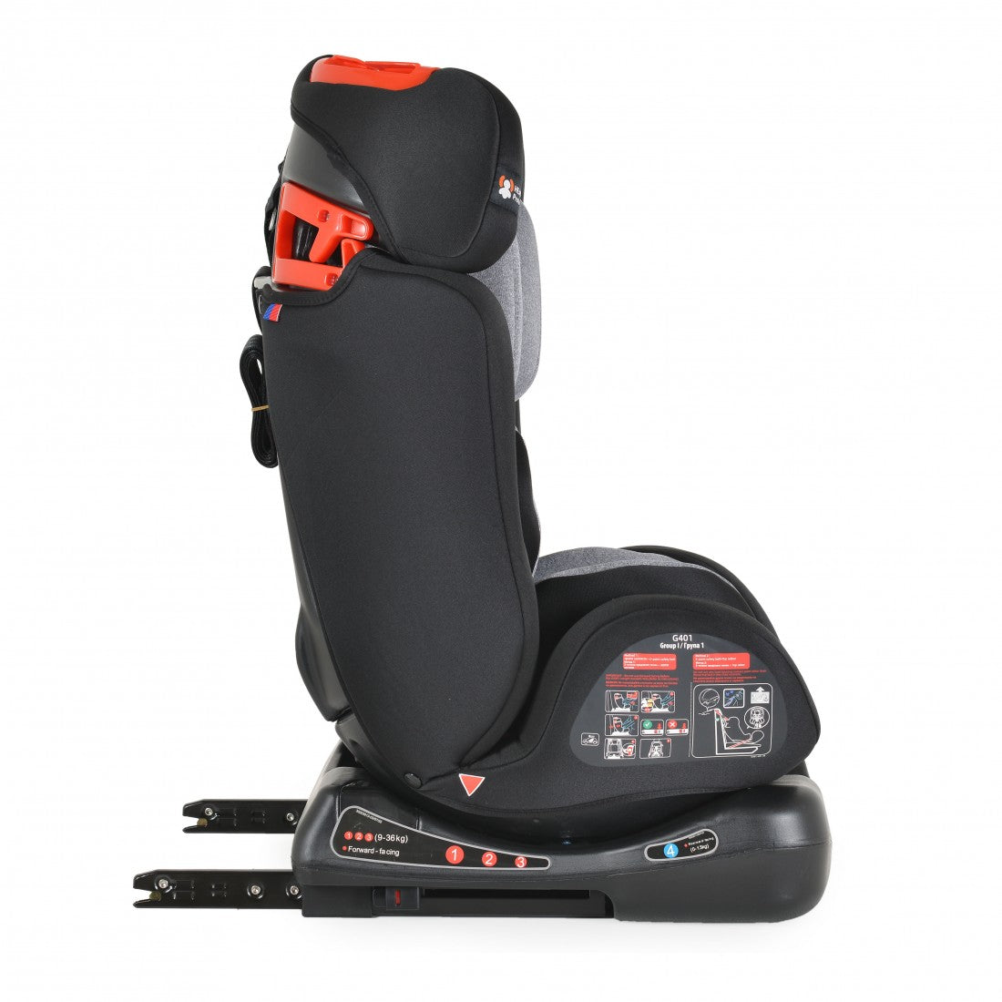 Seggiolino Auto Moni Dragon 0-36Kg Isofix Black Universale