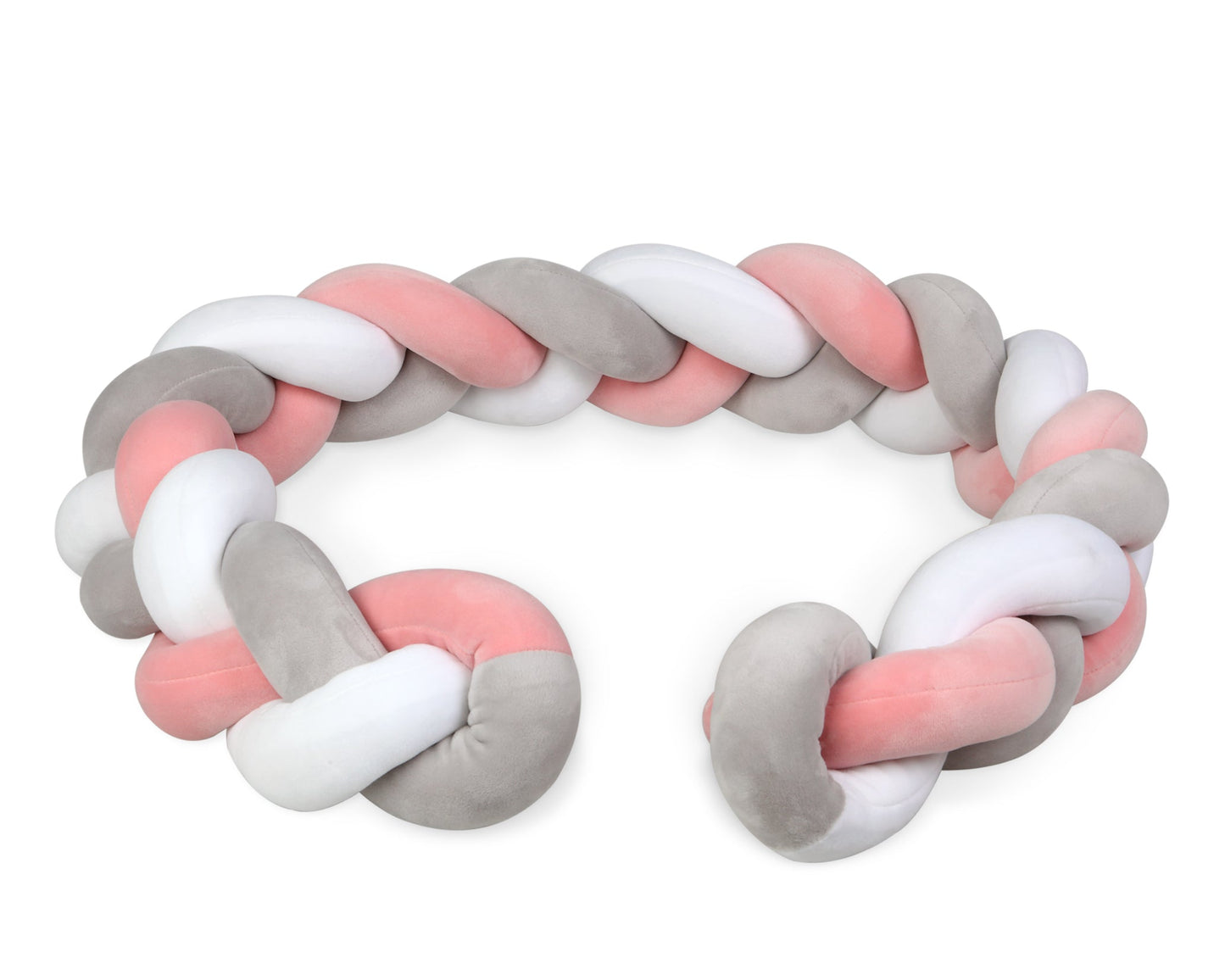 Treccia Paracolpi KioKids 1.50M Rosa/Grigia