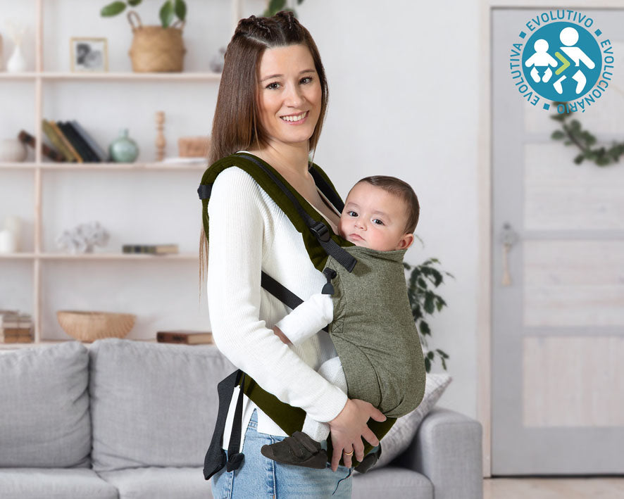Marsupio Ergonomico KioKids Evolutivo Verde