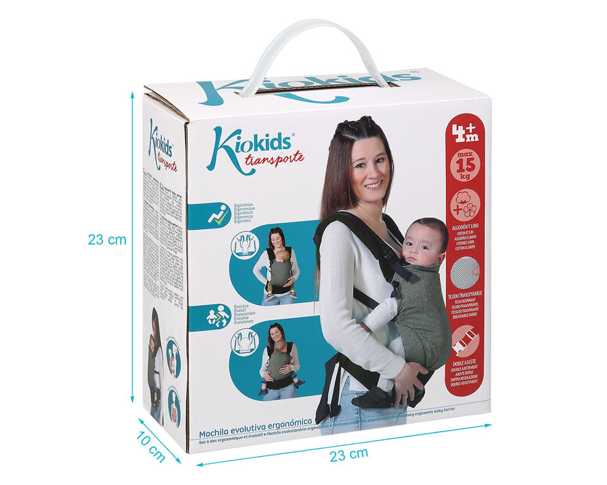 Marsupio Ergonomico KioKids Evolutivo Verde