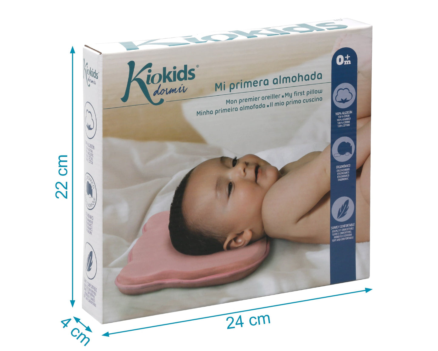 Cuscino Ergonomico KioKids rosa