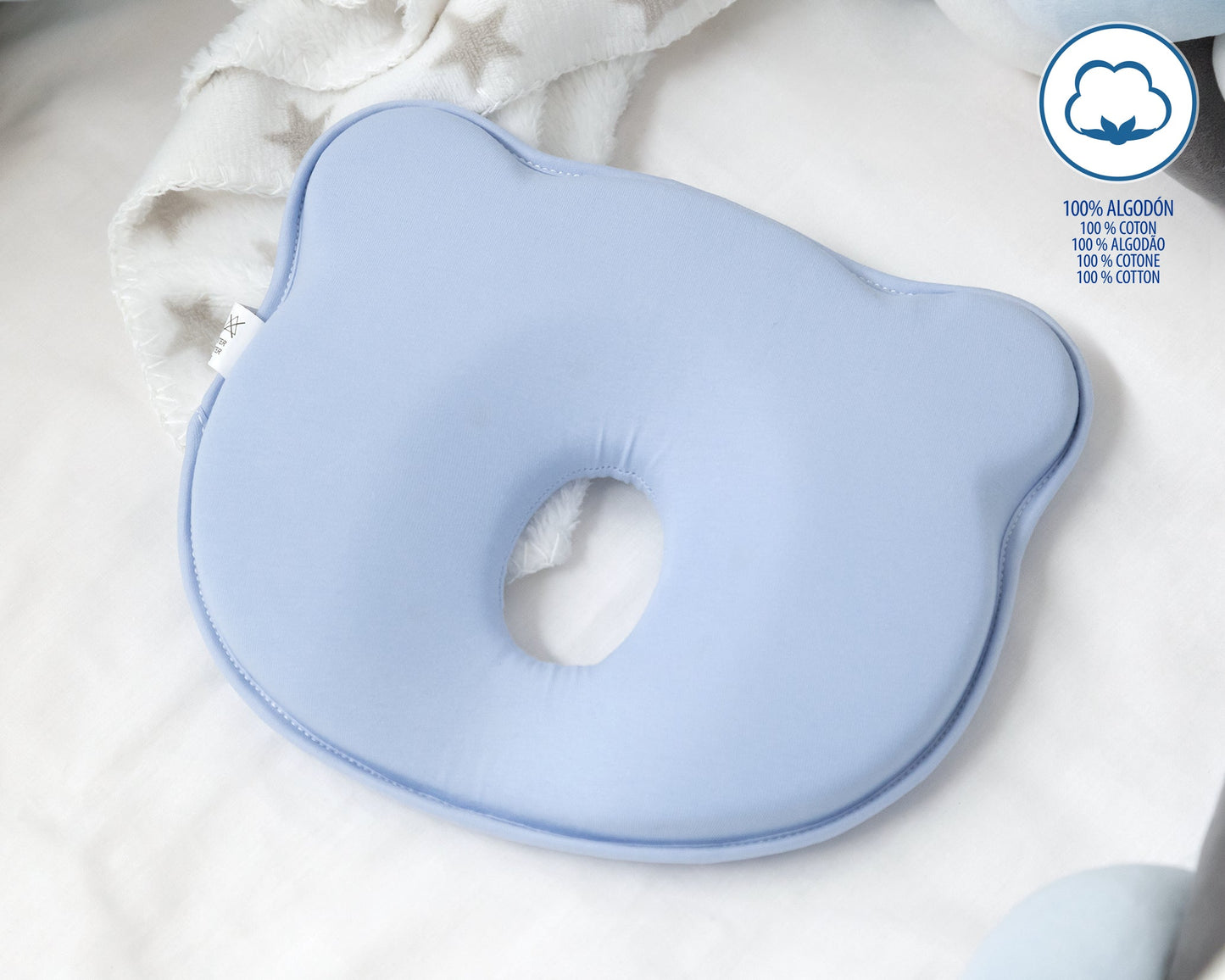 Cuscino Ergonomico KioKids azzurro