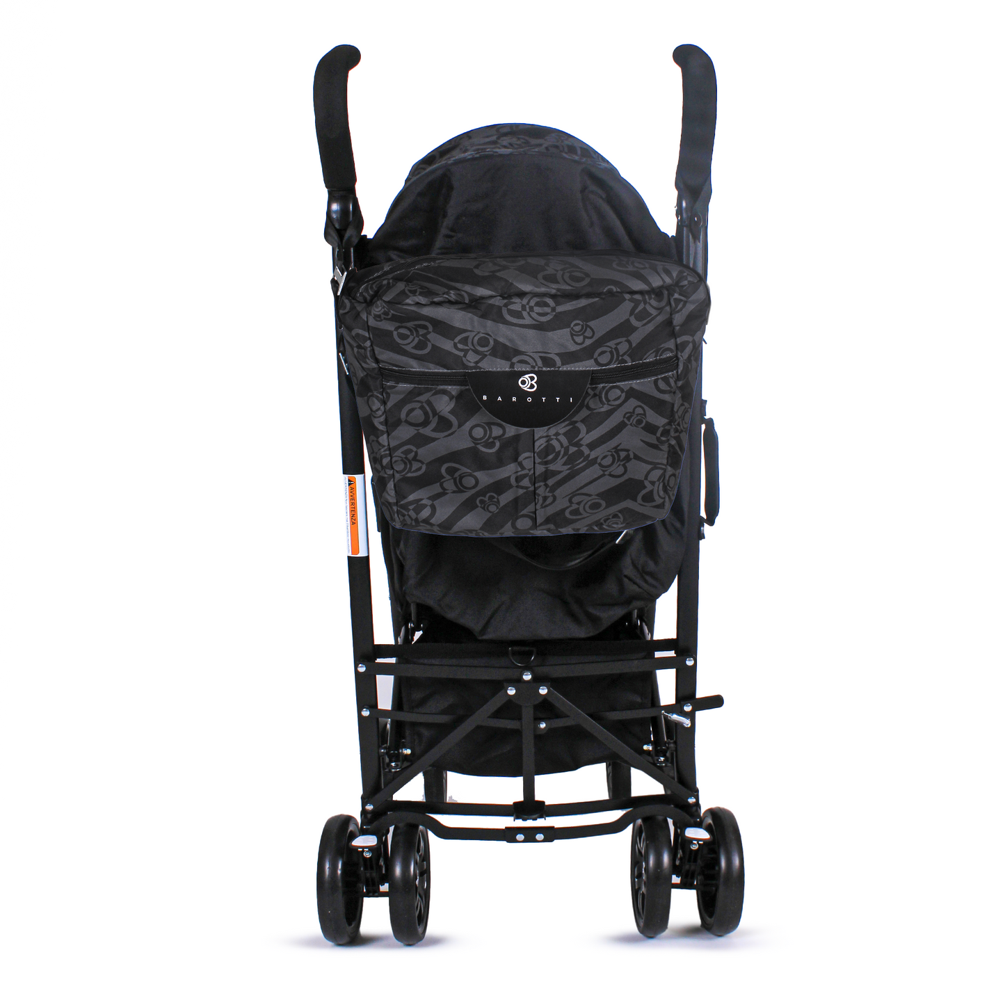 Passeggino Leggero Barotti Zoom con Borsa e Materassino Relax Black/Grey