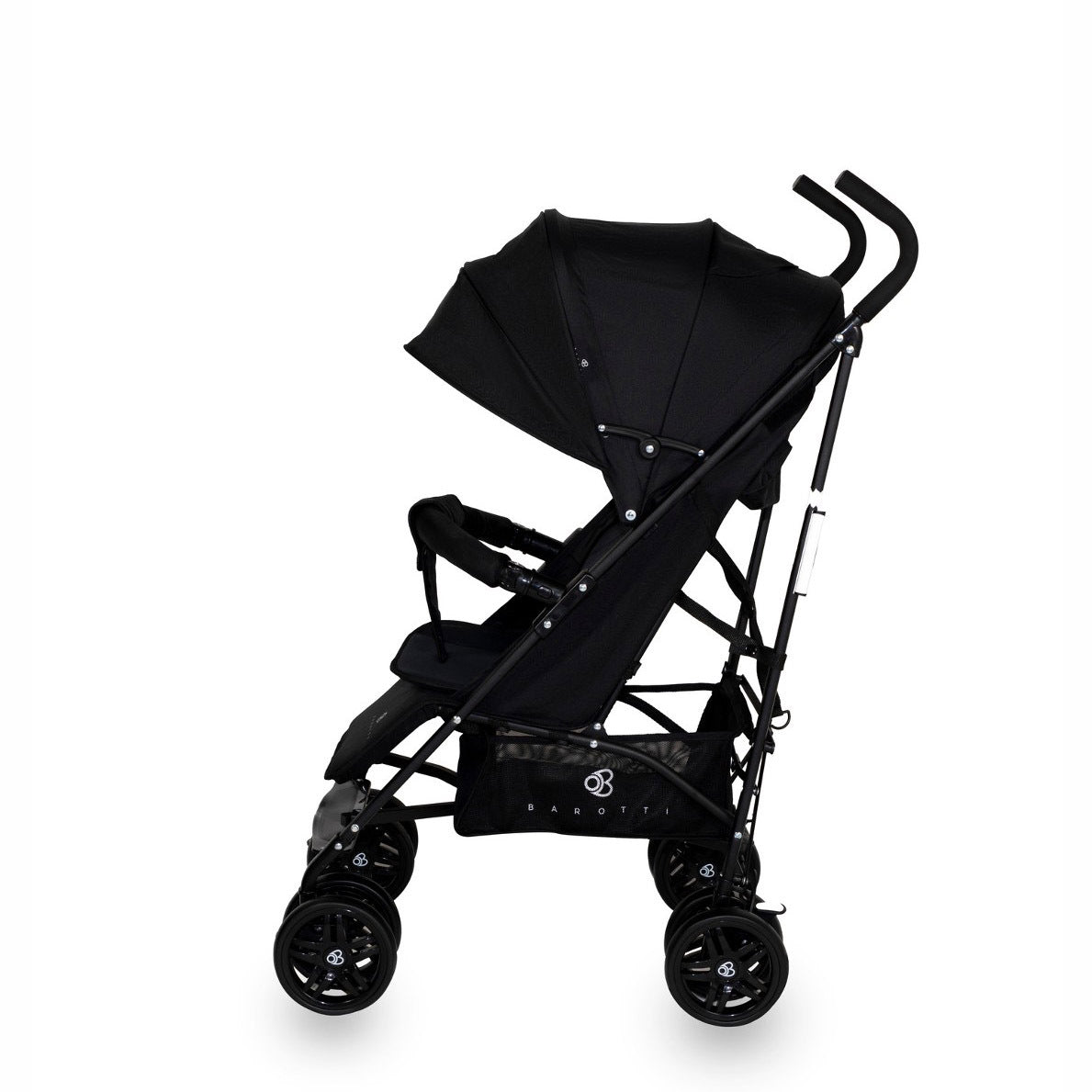 Passeggino Leggero Barotti Zoom con Borsa e Materassino Relax Total Black