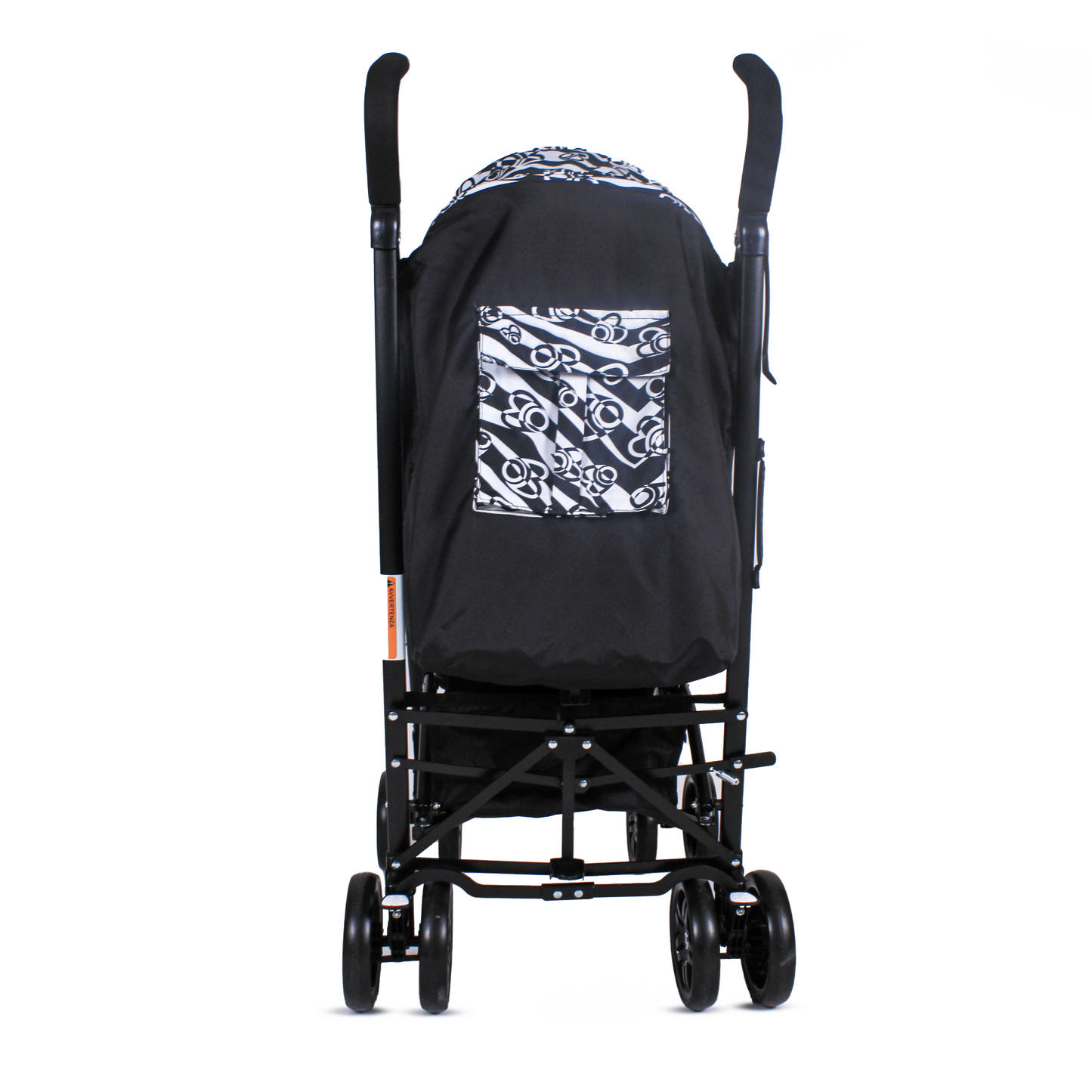 Passeggino Leggero Barotti Zoom con Borsa e Materassino Relax Black/White