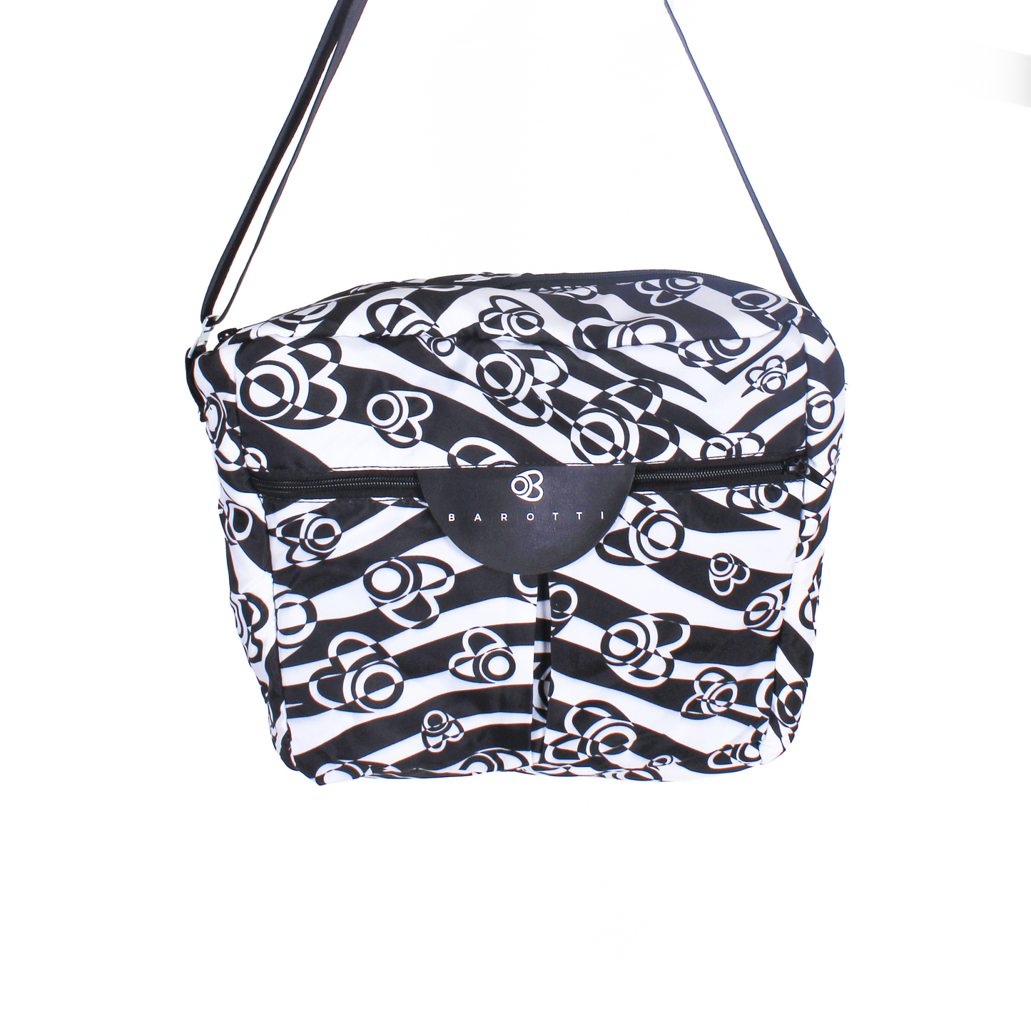 Passeggino Leggero Barotti Zoom con Borsa e Materassino Relax Black/White