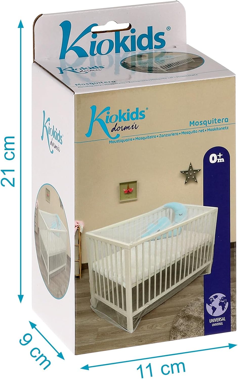 Zanzariera per Culla KioKids Bianca