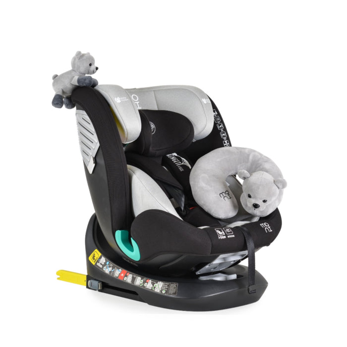 Seggiolino Auto Moni Serengeti I-Size 40-150cm Grigio Chiaro