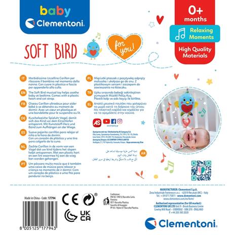 Clementoni Soft Bird Carillon