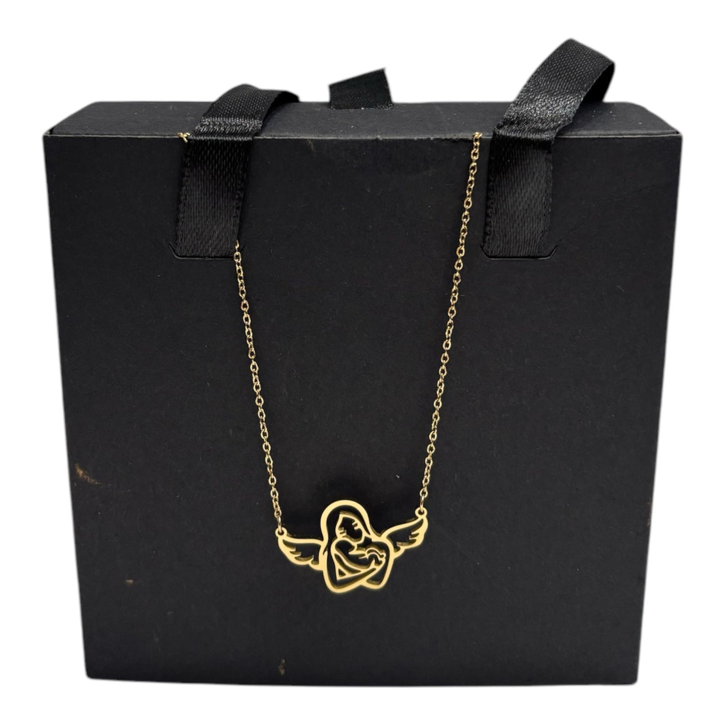 COLLANA RICORRENZA ANGIOLETTO DORATO