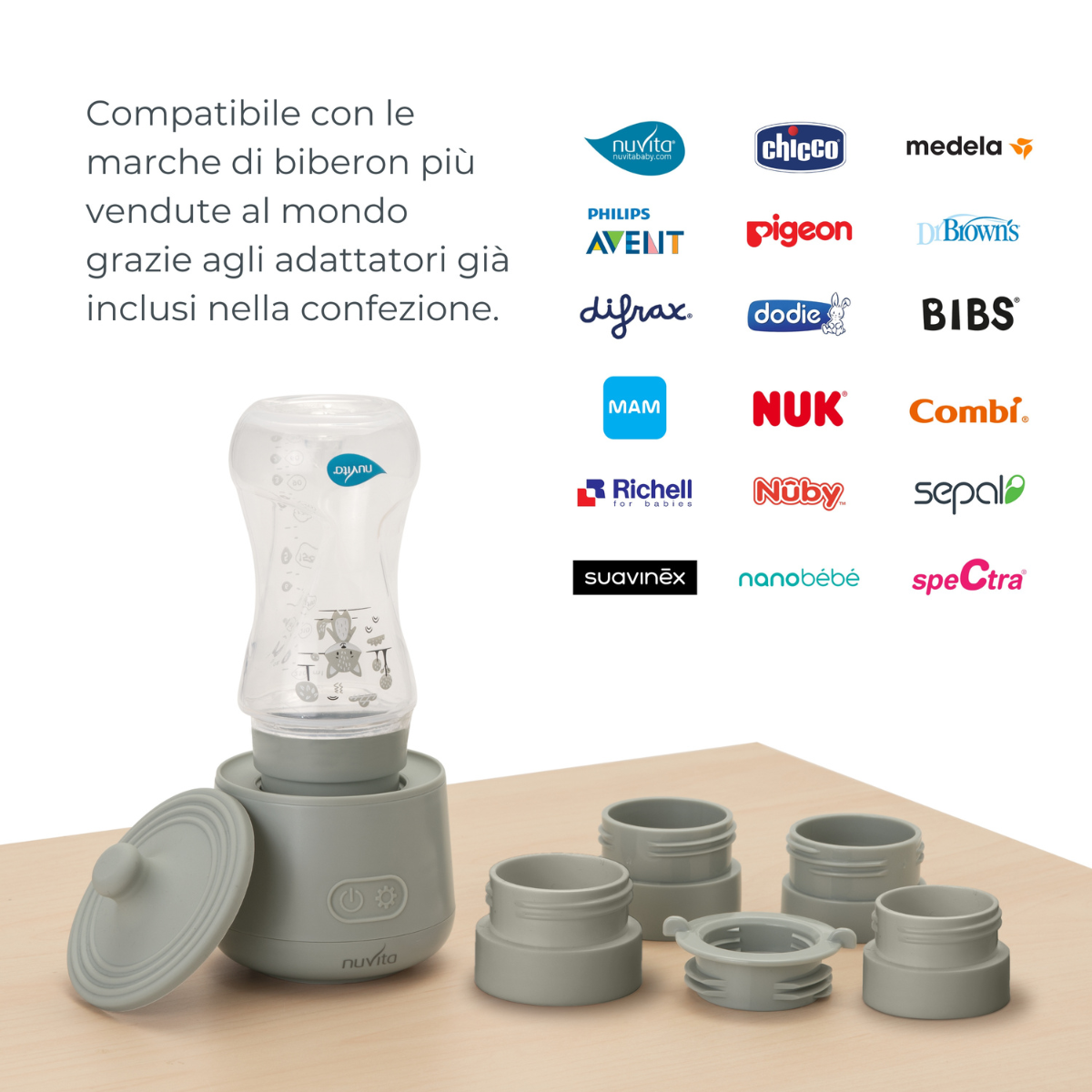 Scaldabiberon Nuvita Portatile Warm’n’Go