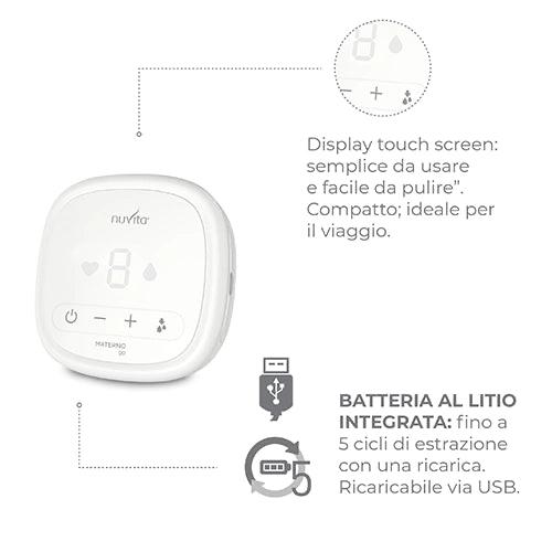 Tiralatte Elettrica Nuvita Materna Go