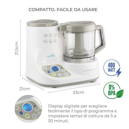 Cuocipappa e Scaldabiberon Nuvita Pappasana Vapor Combo 2