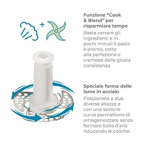 Cuocipappa e Scaldabiberon Nuvita Pappasana Vapor Combo 2