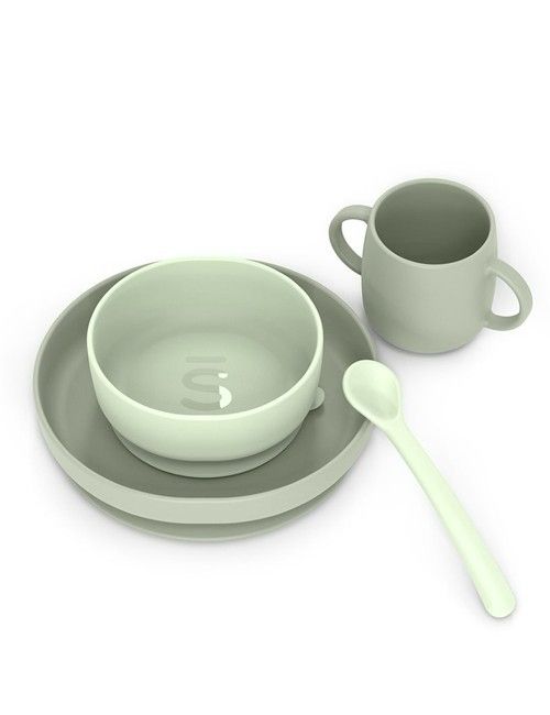 Set Pappa Suavinex in Silicone Vedre