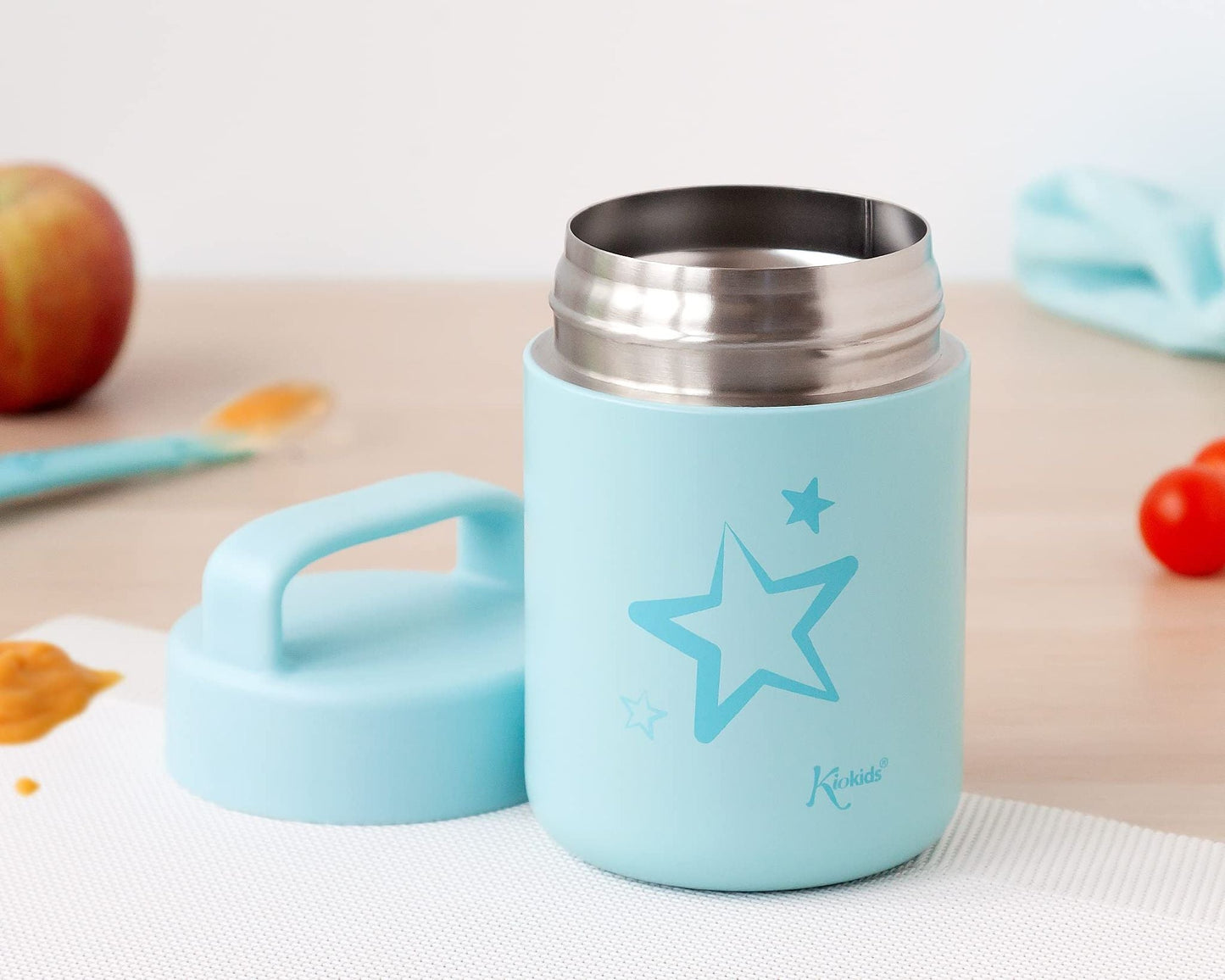Thermos Pappa KioKids 350ML Caldo/Freddo Azzurro