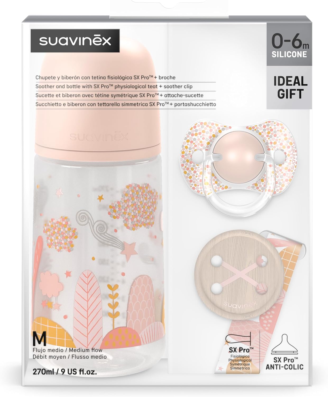 Set Nascita Suavinex 0-6M Rosa