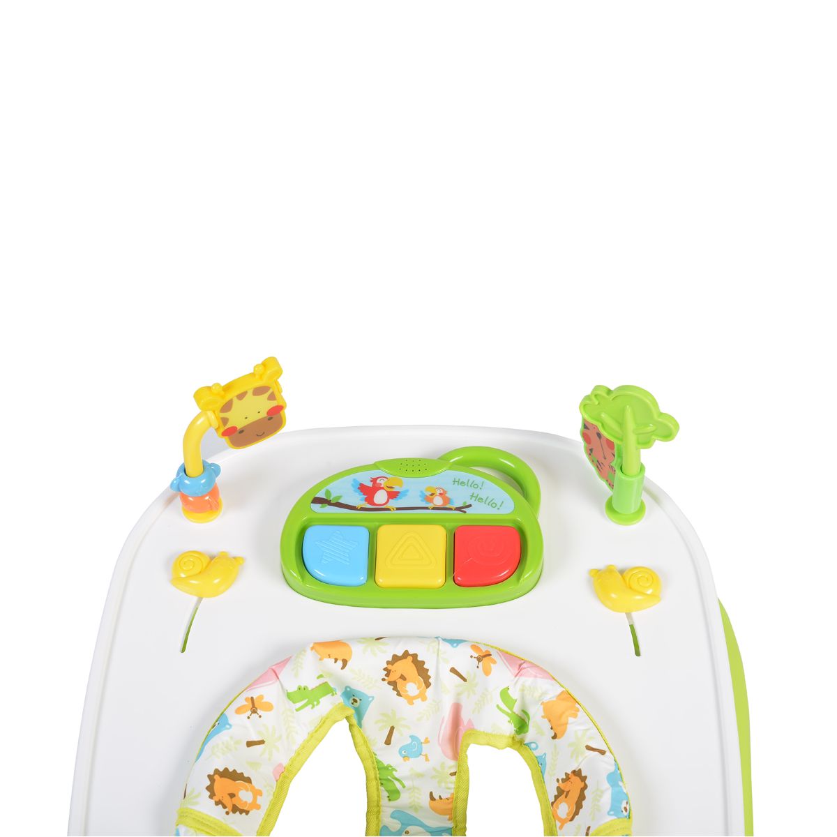 Girello Moni Zoo 2 in 1 primi passi grigio