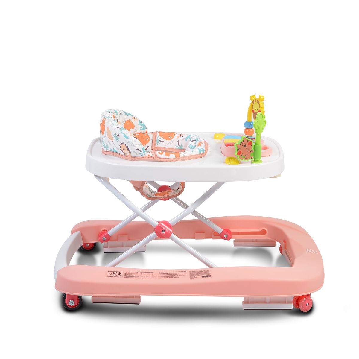 Girello Moni Zoo 2 in 1 primi passi rosa