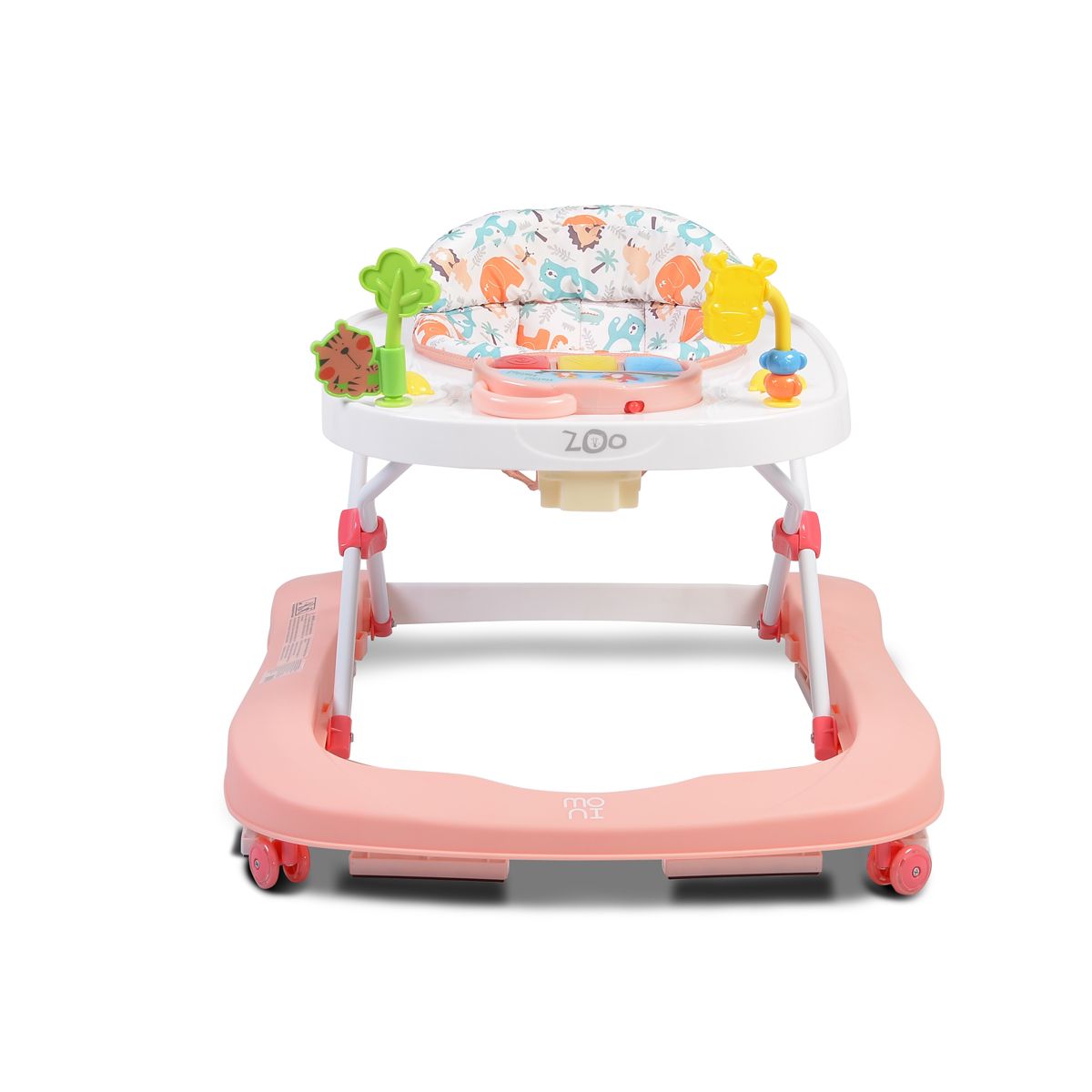 Girello Moni Zoo 2 in 1 primi passi rosa