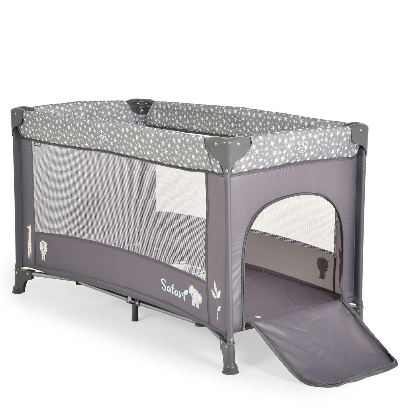 Culla da campeggio Cangaroo Safari graphite
