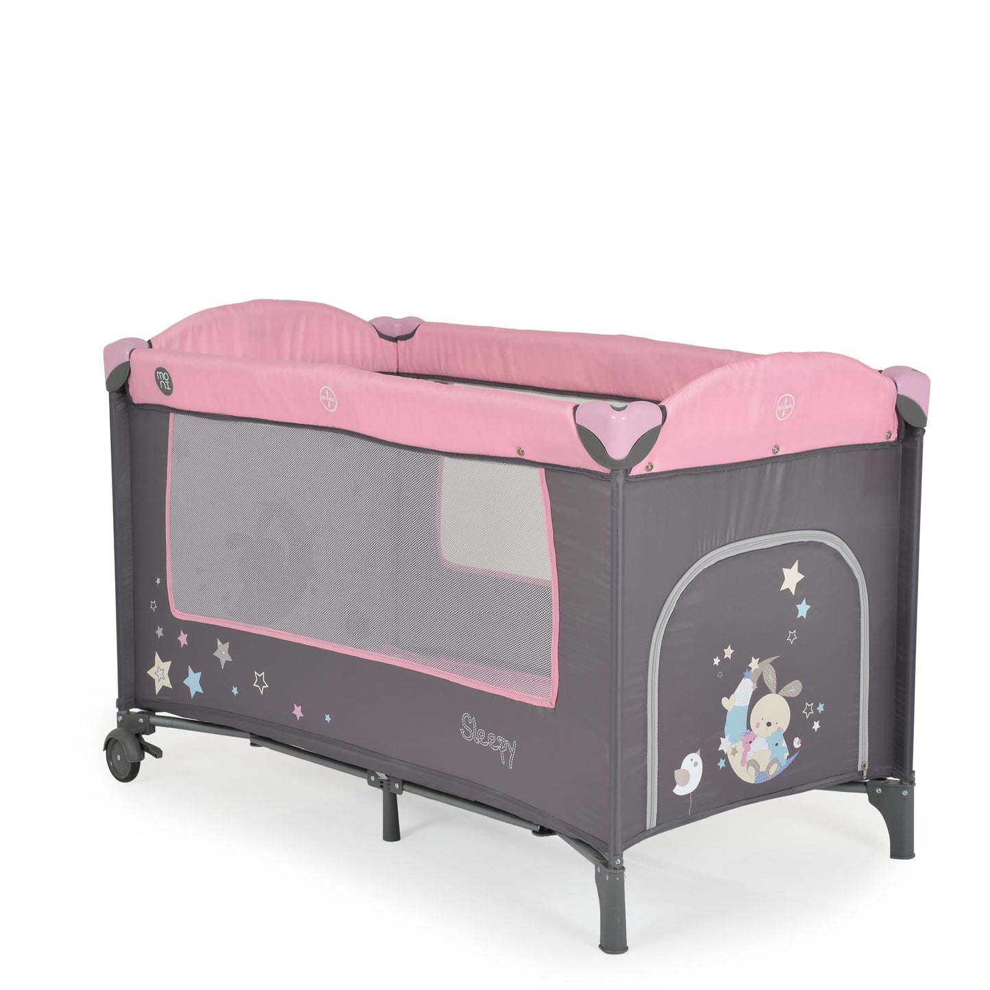 Culla Cangaroo Sleepy rosa con fasciatoio