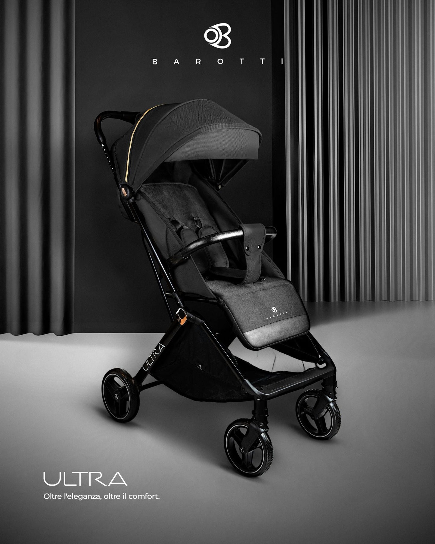 Passeggino Leggero Barotti Ultra Automatico con borsa vari colori 0/22kg
