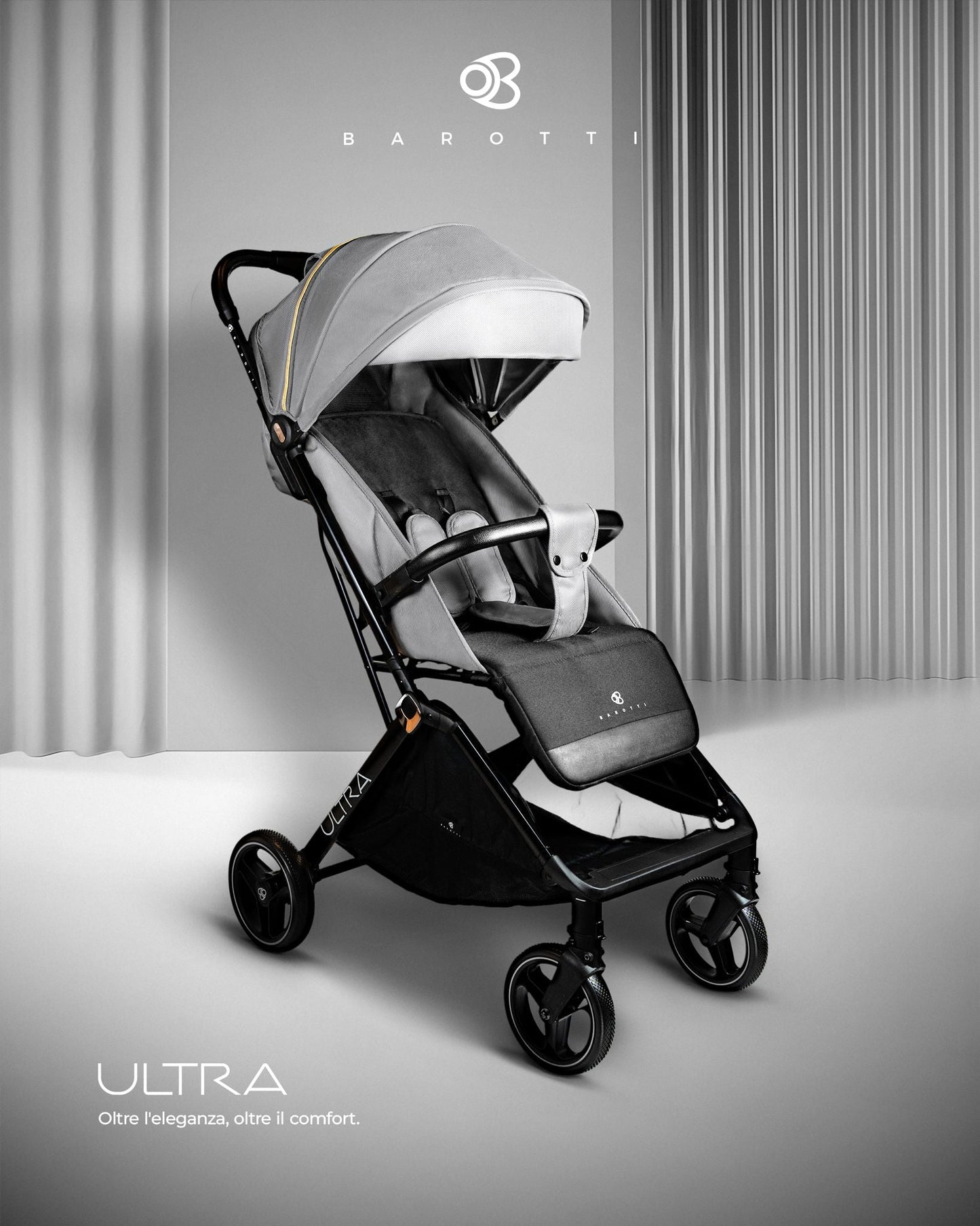 Passeggino Leggero Barotti Ultra Automatico con borsa vari colori 0/22kg