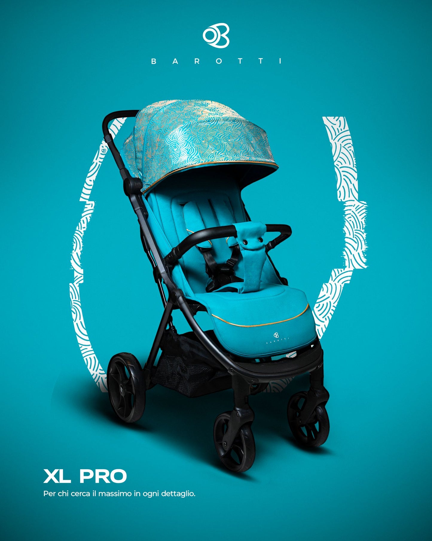 Passeggino Leggero Barotti XL PRO con borsa coordinata 0/22kg