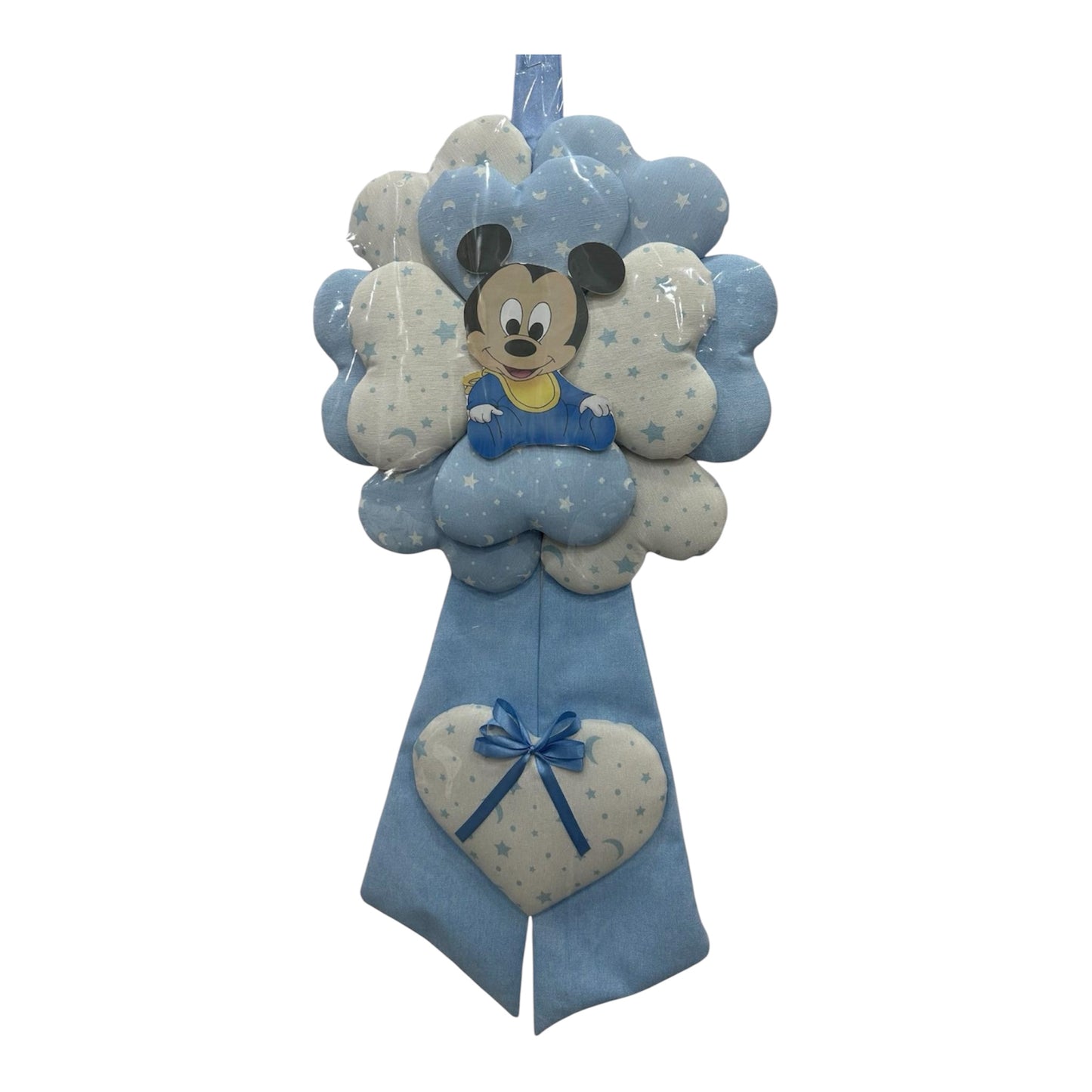 Fiocco Nascita Topolino 75cm + Fuoriporta Topolino 40cm