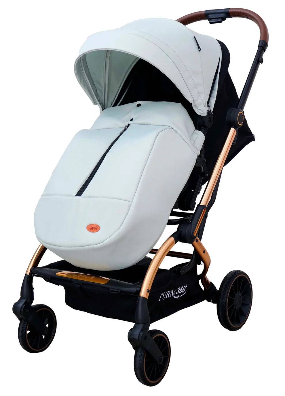 Passeggino Leonie Turn 360 Fronte Mamma e Fronte Strada con Coprigambe, Zaino e Zanzariera Vari Colori Omologato 0/22kg