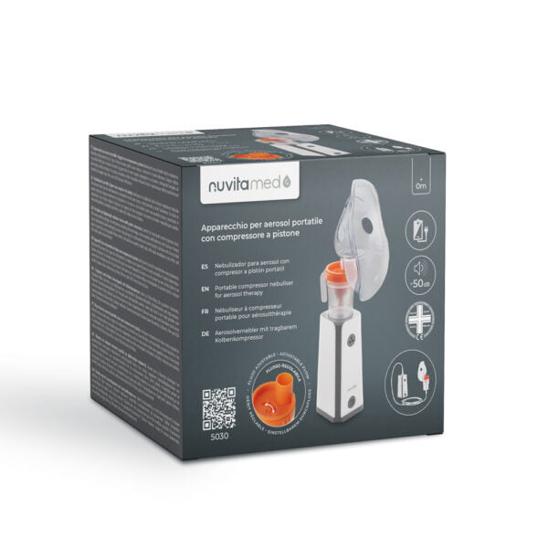 Aerosol Portatile Nuvita con Compressore a Pistone