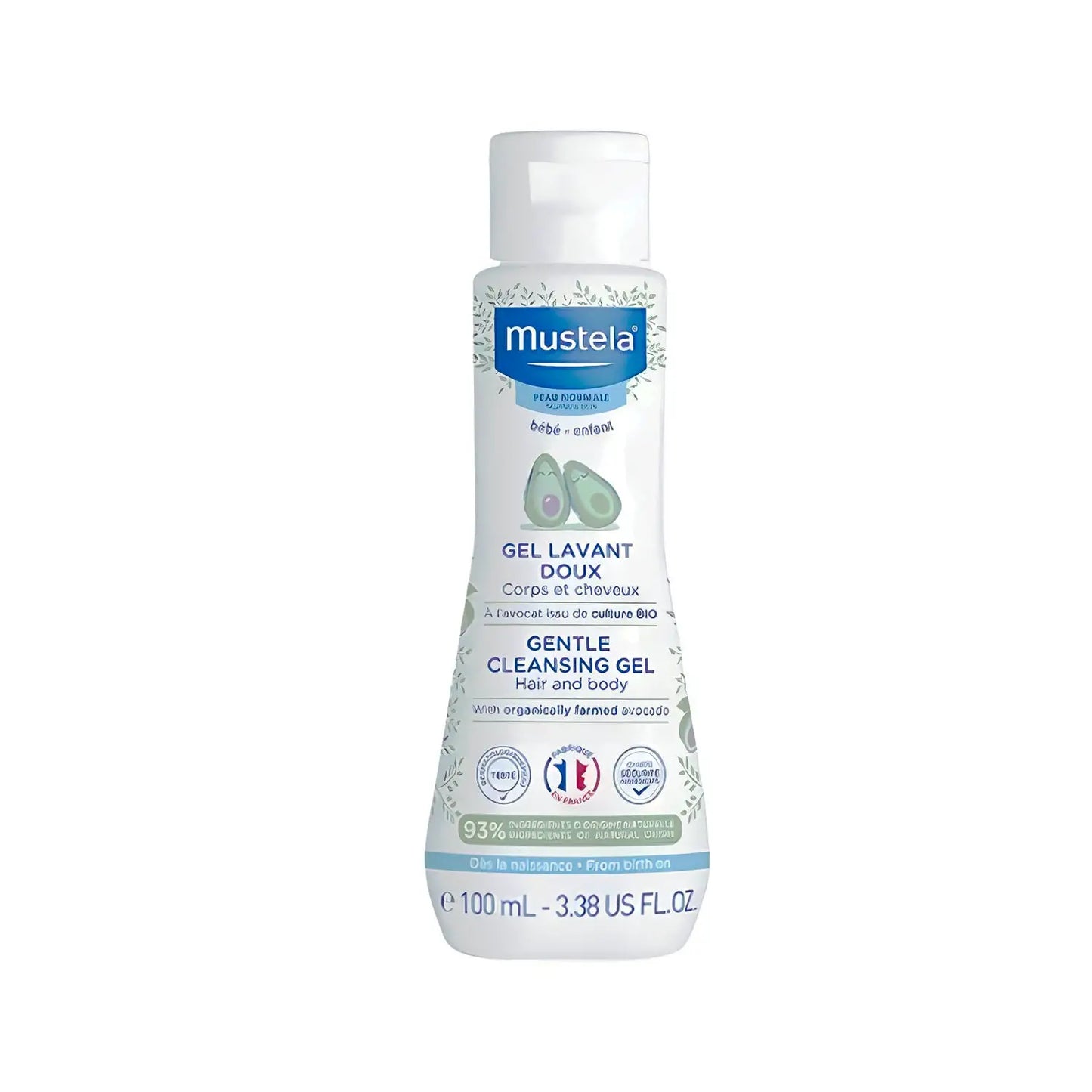 Mustela Kit Viaggio Latte Solare 40ML + Hydra Bebè Corpo 100Ml + Det. Del. 100ML