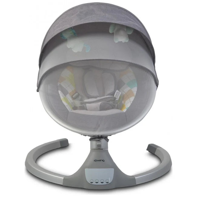 Altalena elettrica Cangaroo Iswing grigio scuro