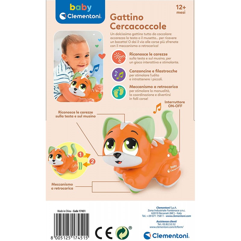 Clementoni Gattino Cercacoccole