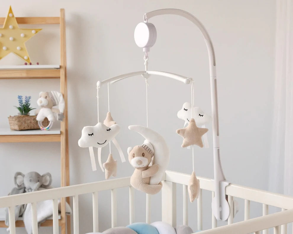 Giostrina Musicale Culla KioKids Orsetto Beige