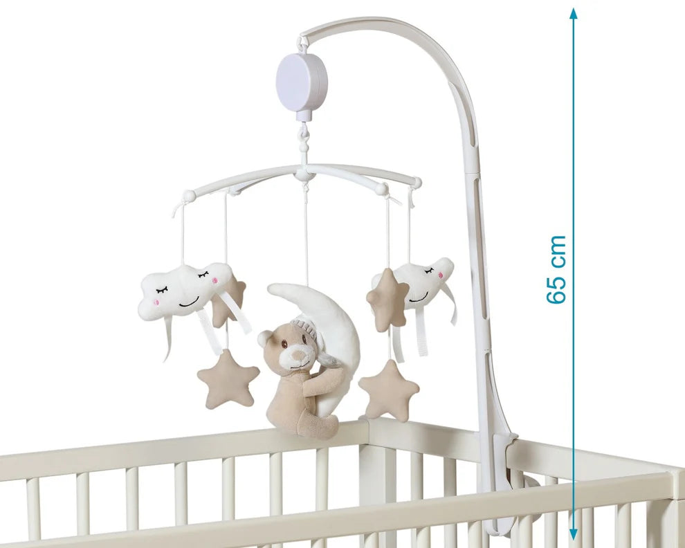 Giostrina Musicale Culla KioKids Orsetto Beige