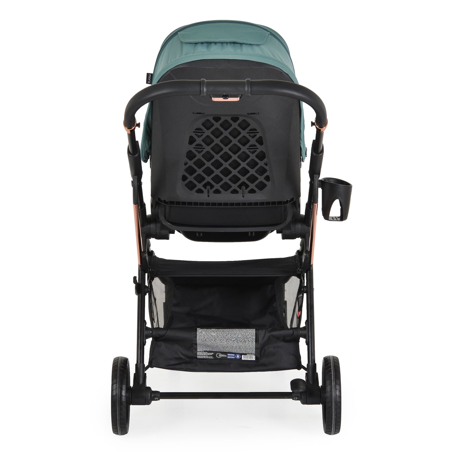 Passeggino Moni Bingo 360 Fronte Mamma e Fronte Strada con Coprigambe e Borsa Coordinata Marine Green 0/22kg