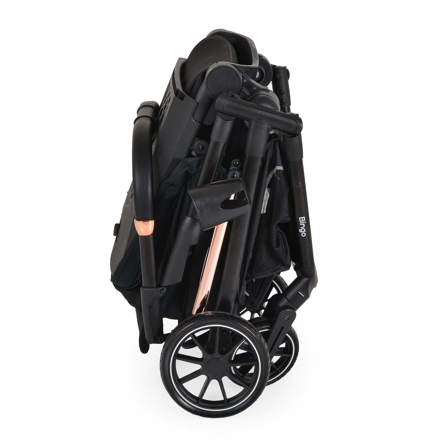 Passeggino Moni Bingo 360 Fronte Mamma e Fronte Strada con Coprigambe e Borsa Coordinata Nero 0/22kg