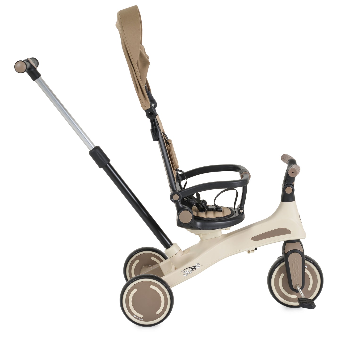 Triciclo Fronte Mamma/Fronte Strada Juno marrone