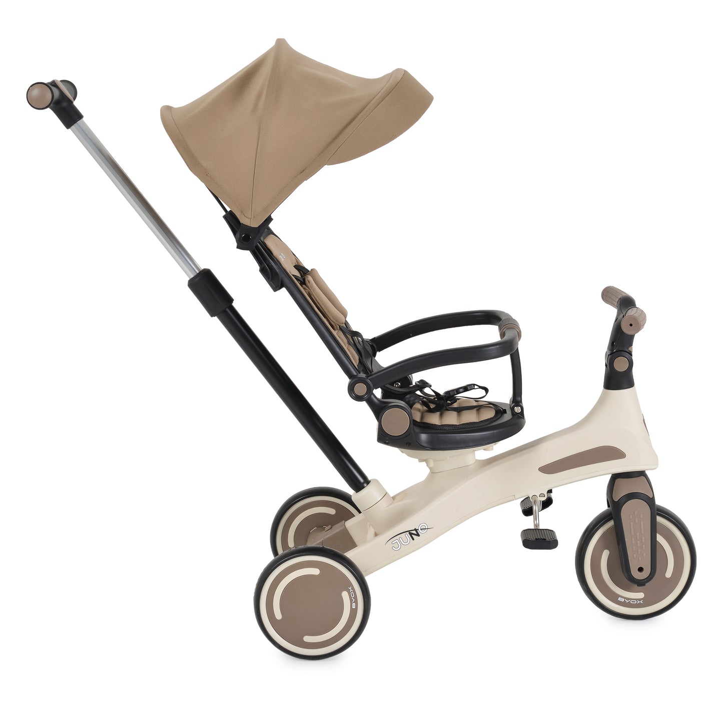 Triciclo Fronte Mamma/Fronte Strada Juno marrone
