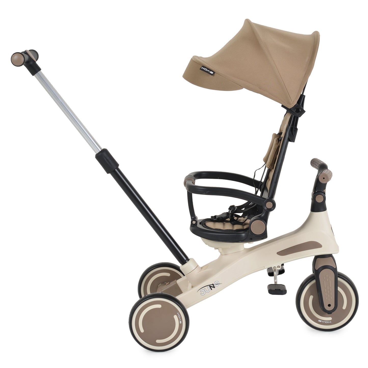 Triciclo Fronte Mamma/Fronte Strada Juno marrone
