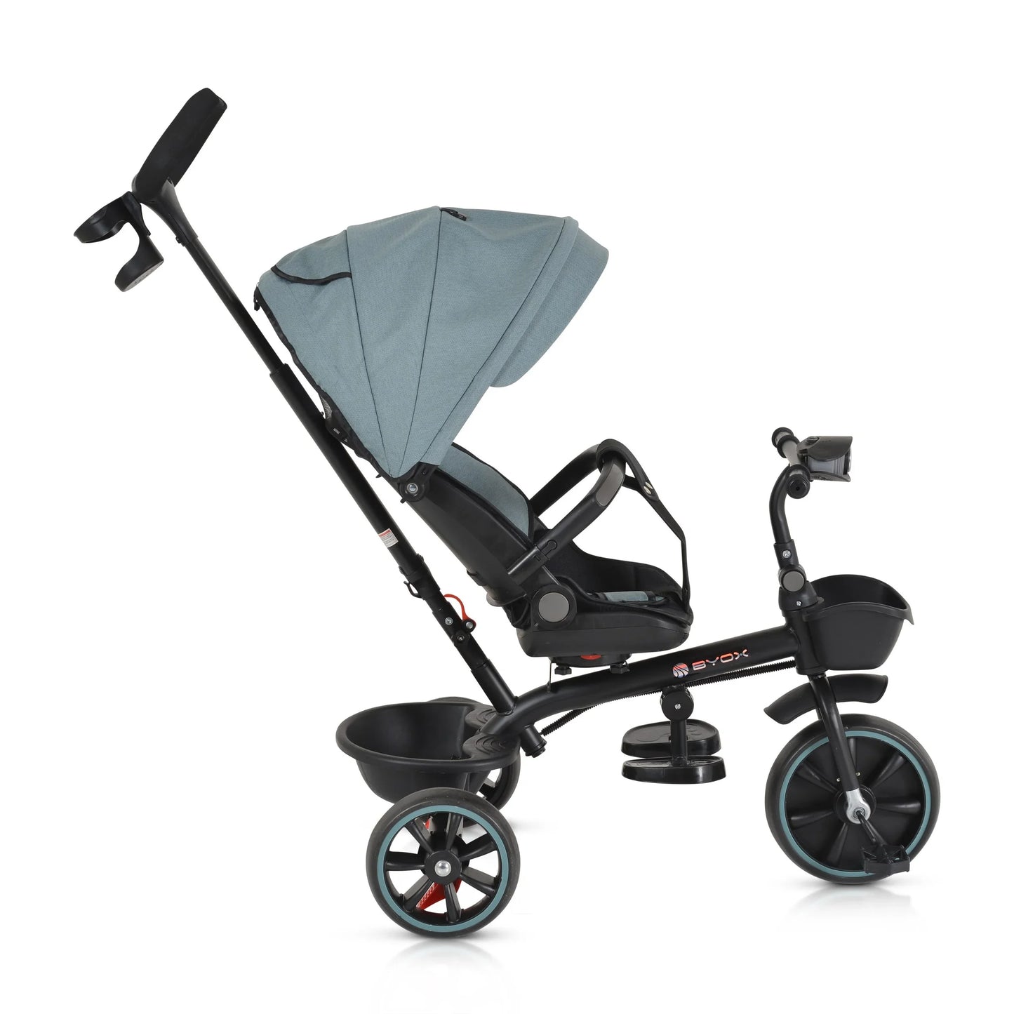 Triciclo Byox Summer fronte mamma/fronte strada azzurro