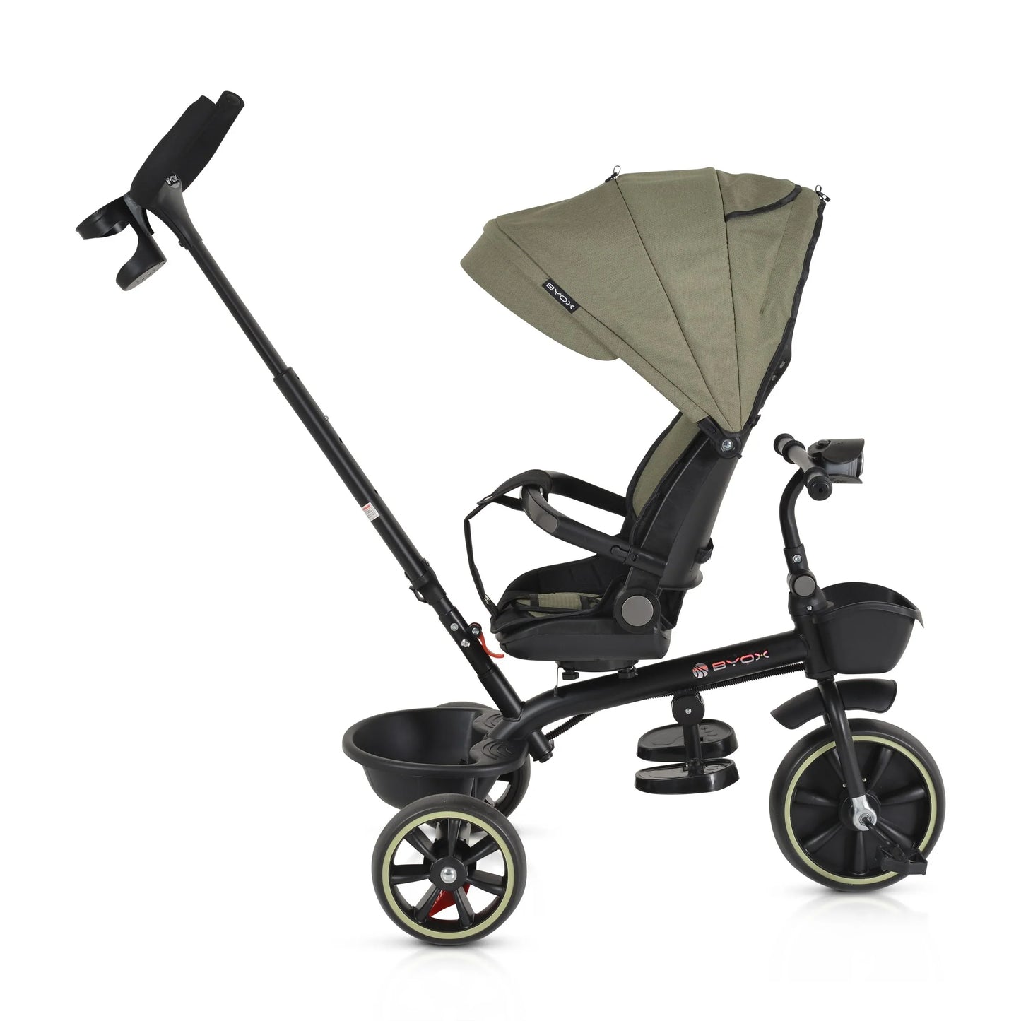 Triciclo Byox Summer fronte mamma/fronte strada green