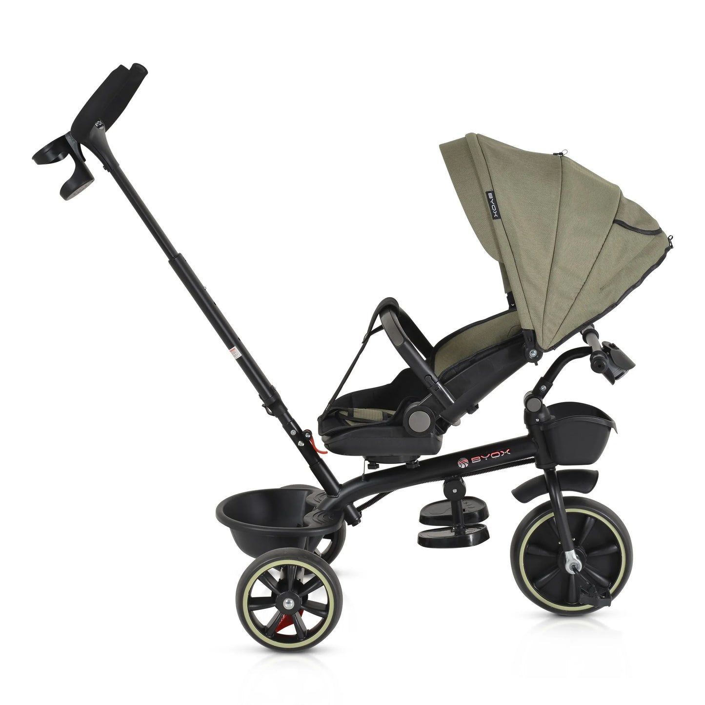 Triciclo Byox Summer fronte mamma/fronte strada green