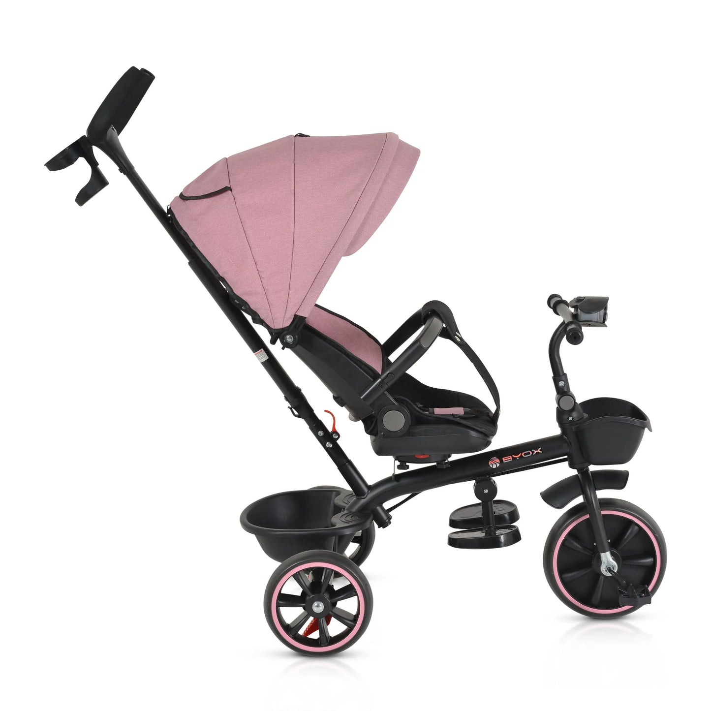 Triciclo Byox Summer fronte mamma/fronte strada rosa