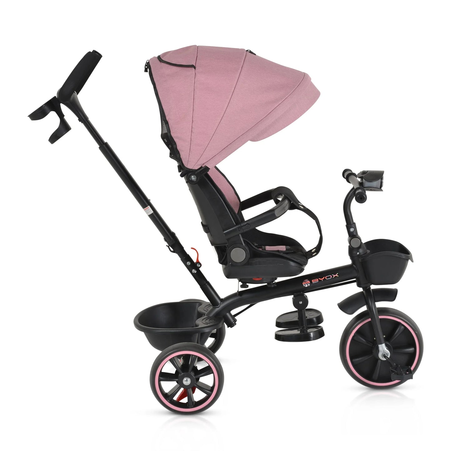 Triciclo Byox Summer fronte mamma/fronte strada rosa
