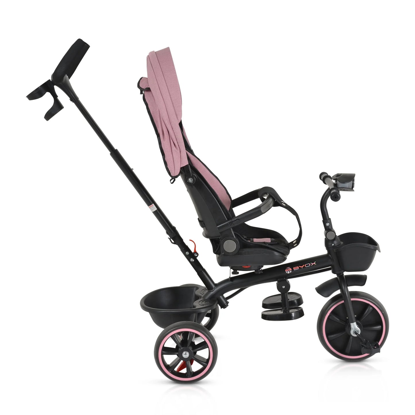 Triciclo Byox Summer fronte mamma/fronte strada rosa